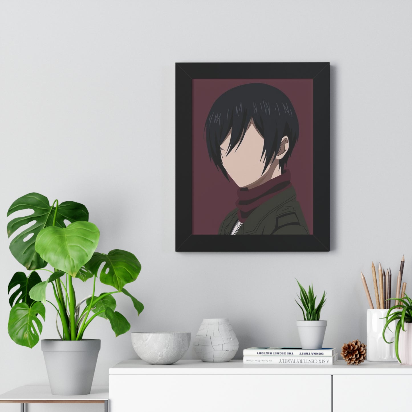 Mikasa Framed Vertical Poster