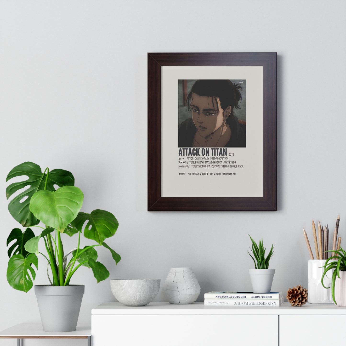 AoT Framed Vertical Poster