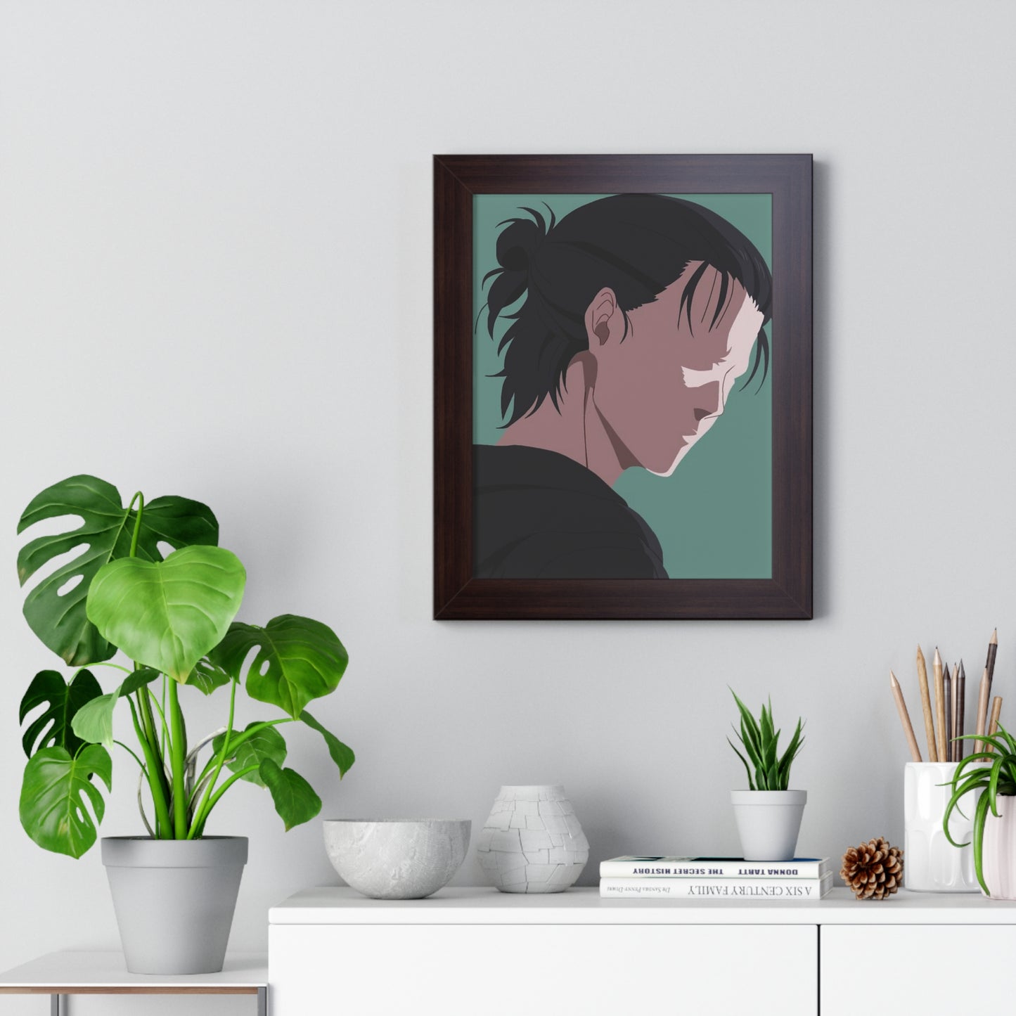 Eren Framed Vertical Poster