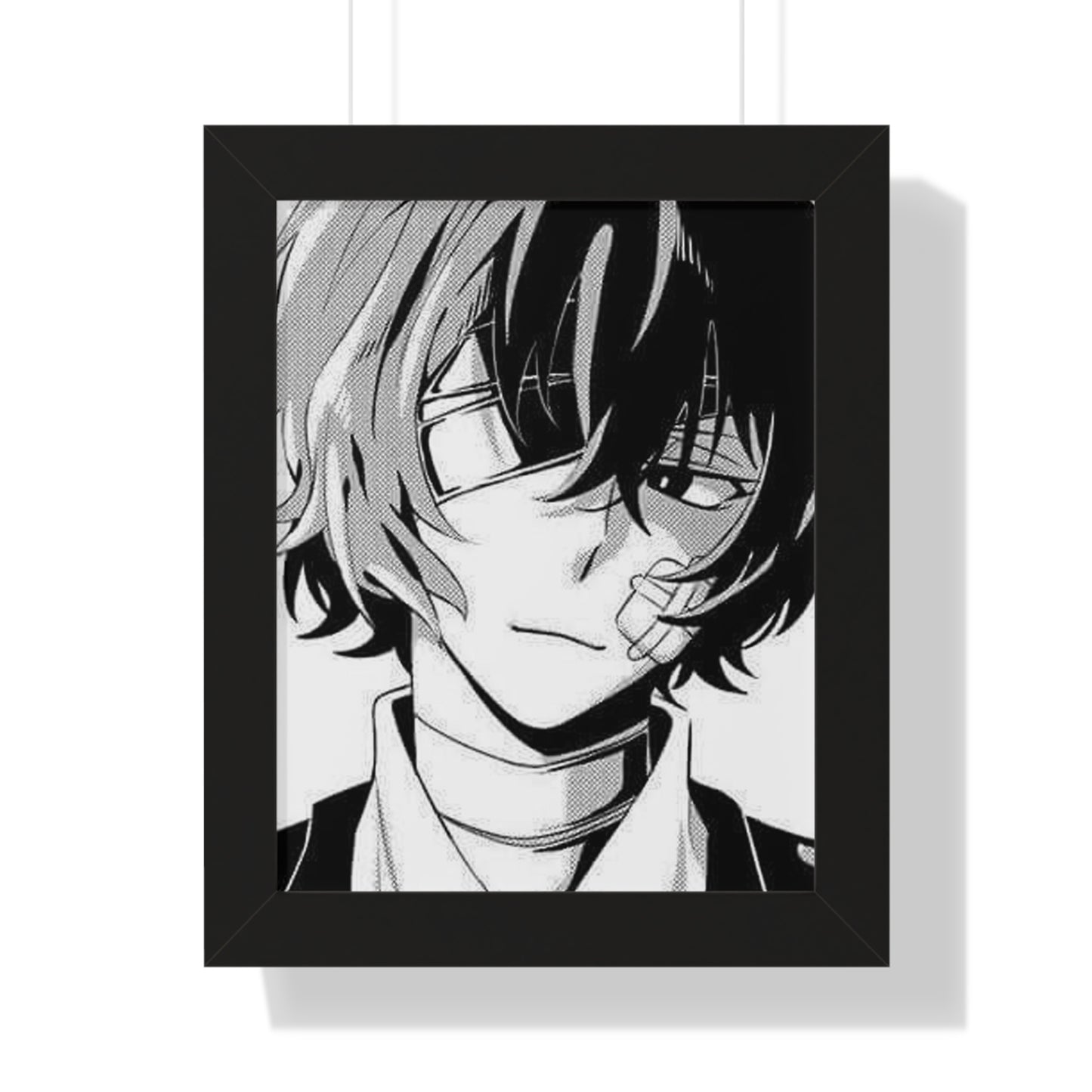 Dazai panel Framed Vertical Poster