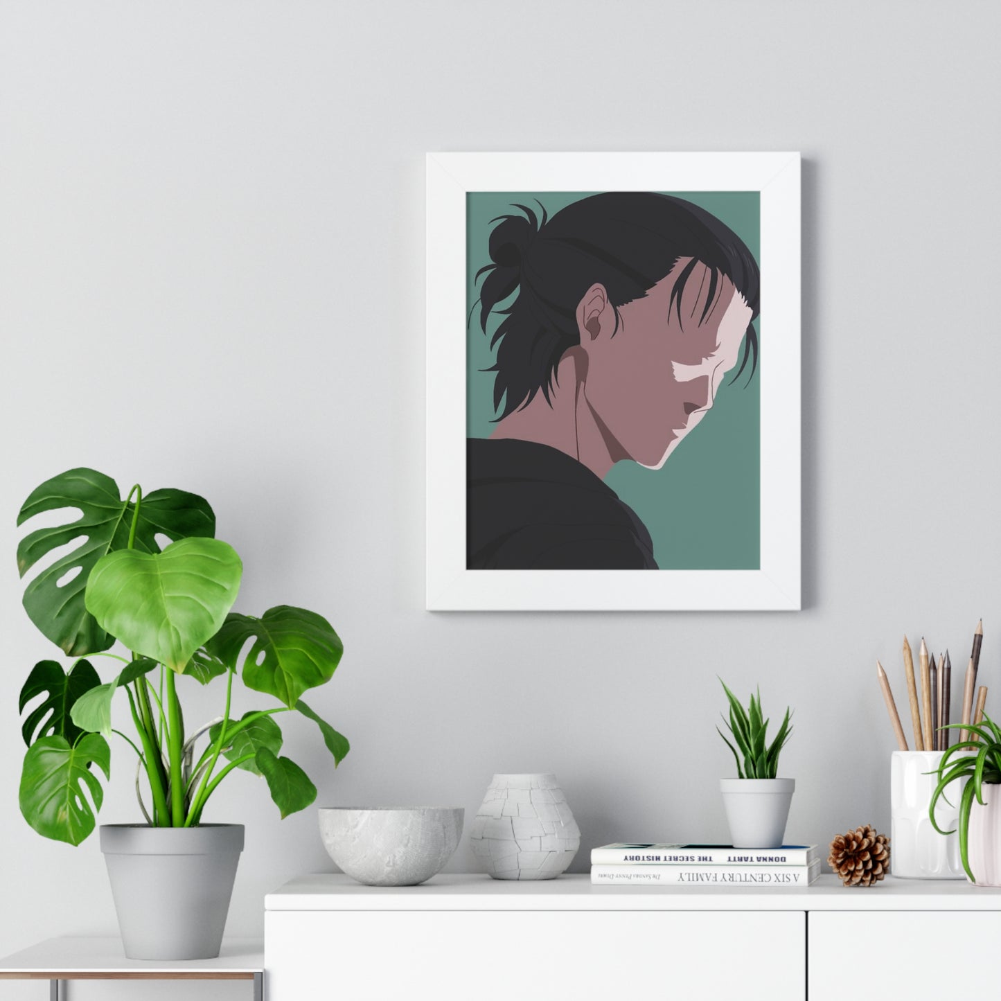 Eren Framed Vertical Poster