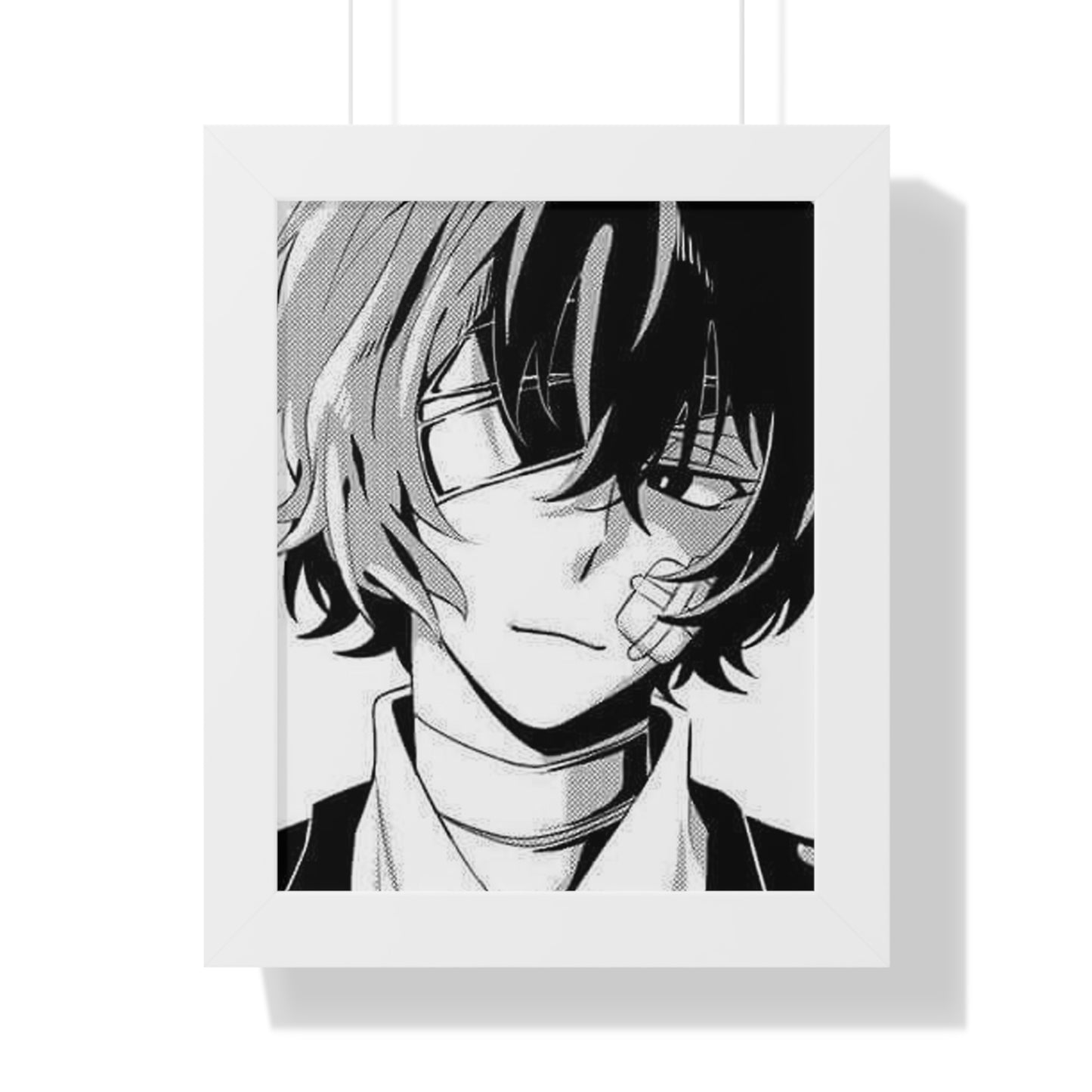 Dazai panel Framed Vertical Poster