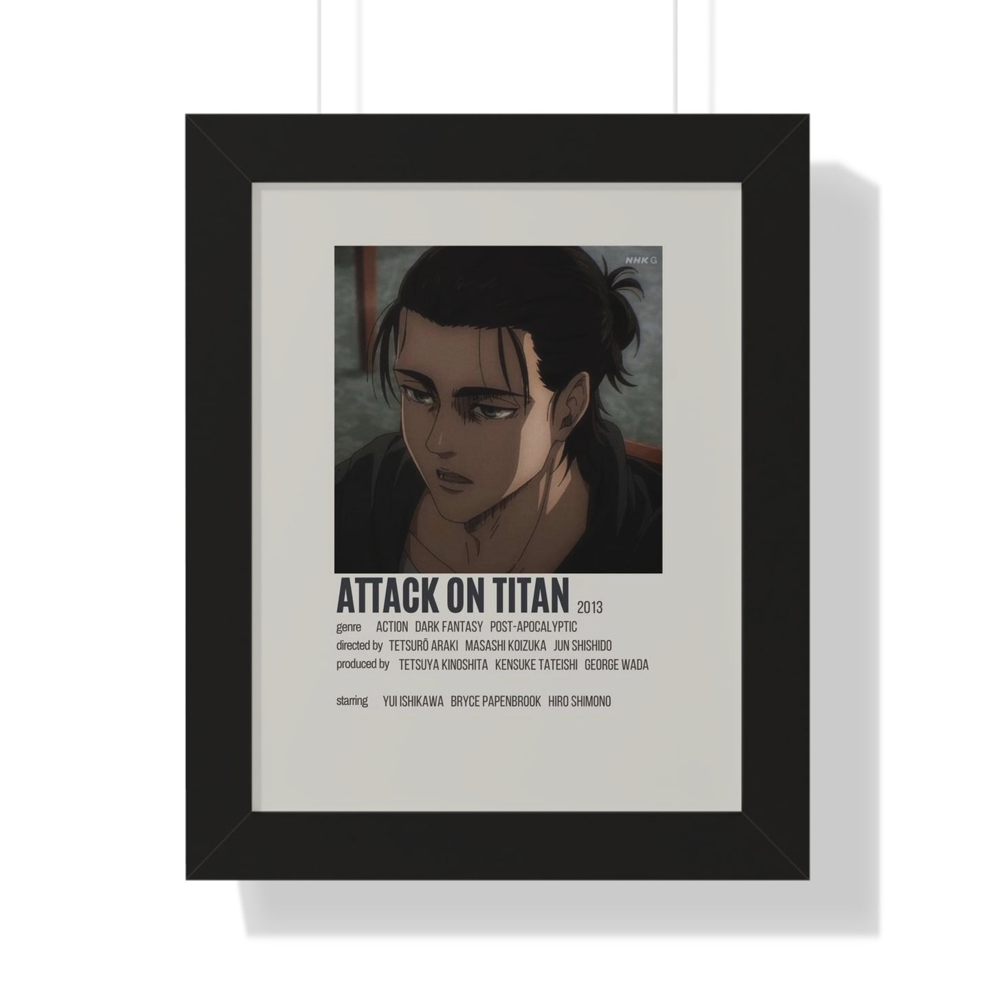 AoT Framed Vertical Poster