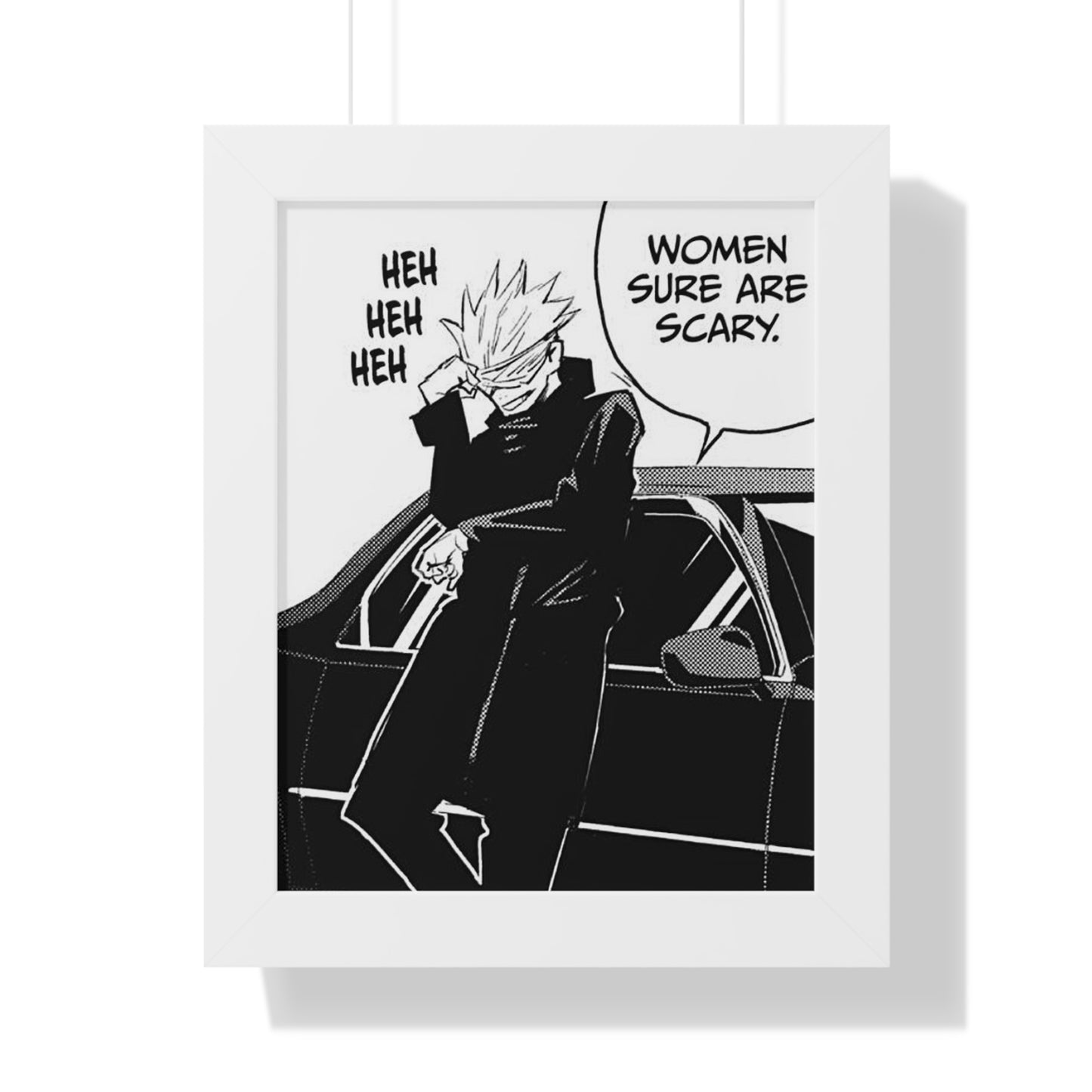 Women are Scary Panel Framed Vertical Poster