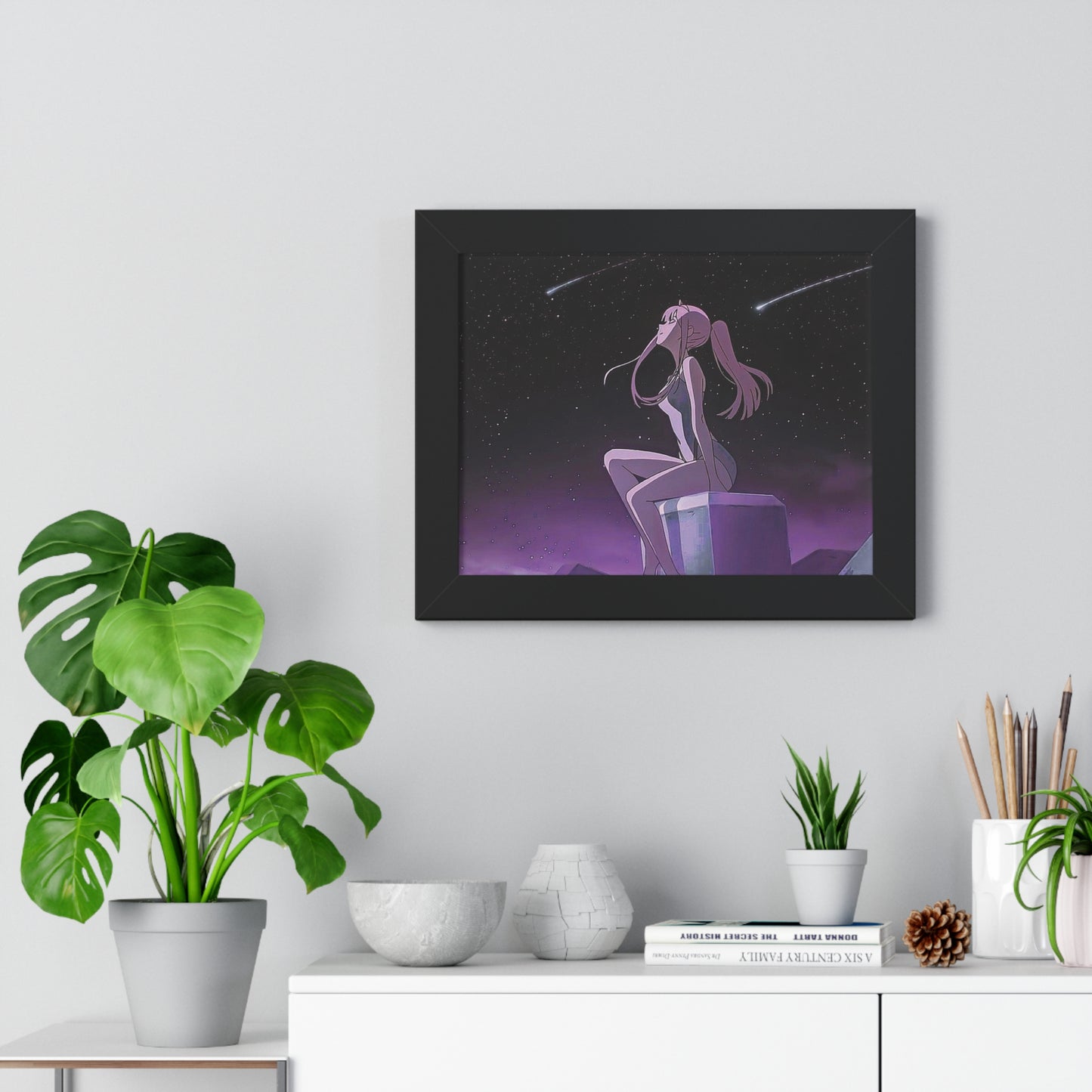 Zero Two Framed Horizontal Poster