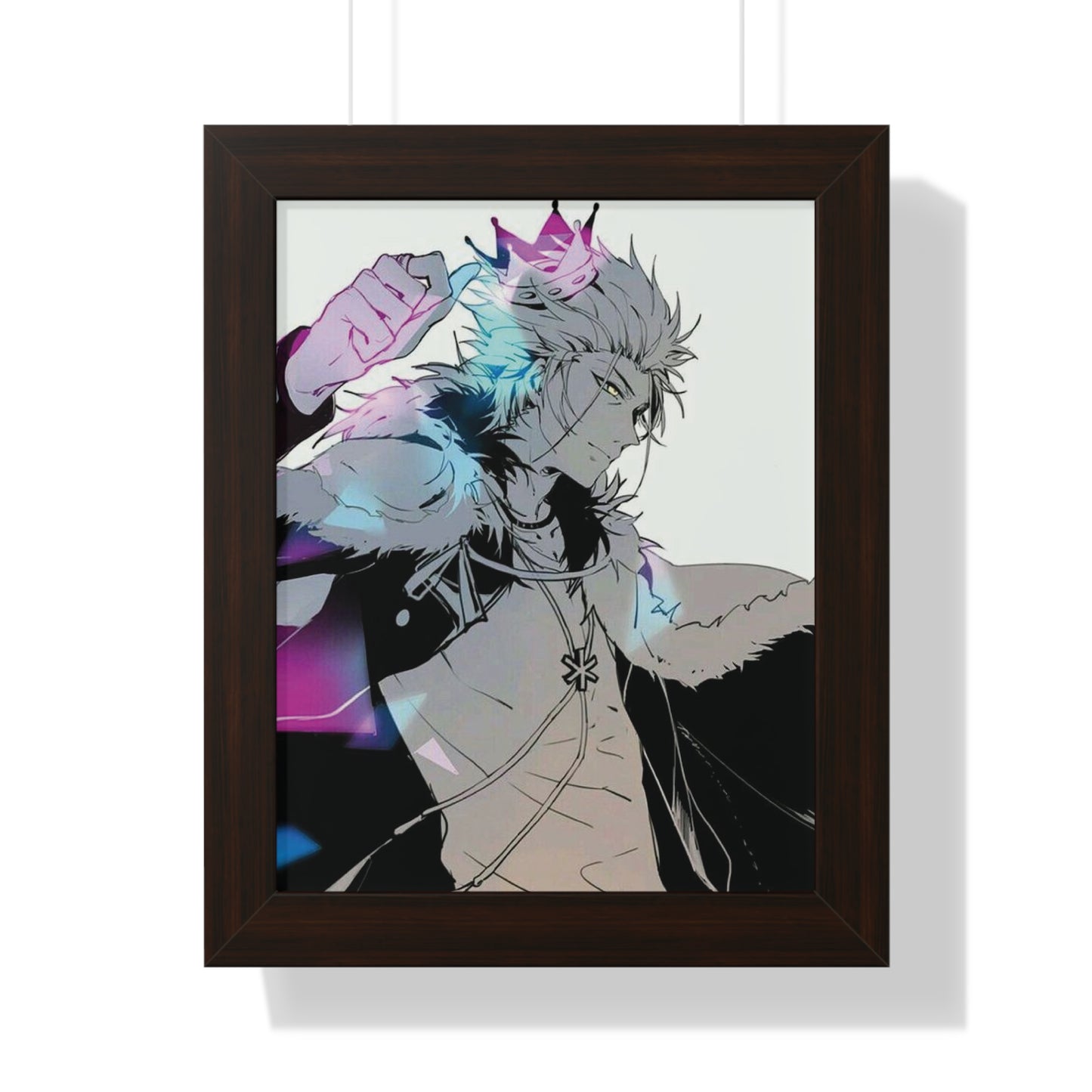 Red King Framed Vertical Poster