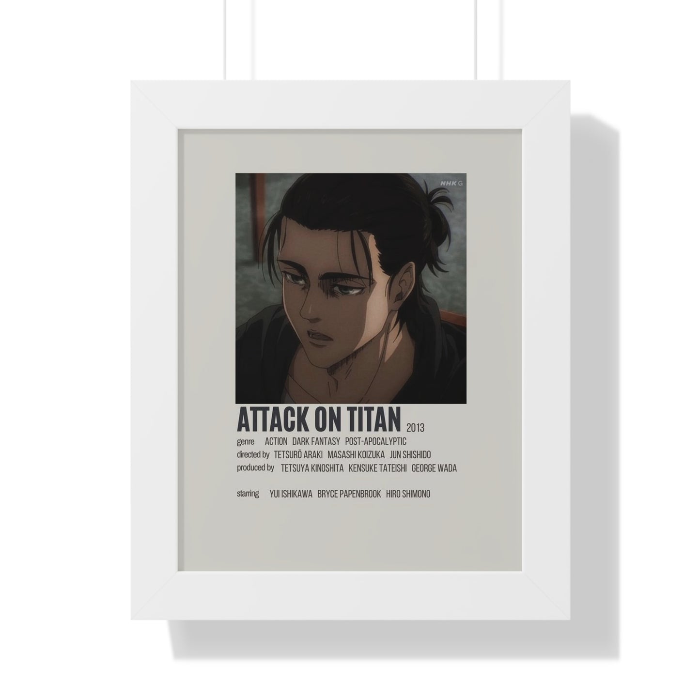 AoT Framed Vertical Poster