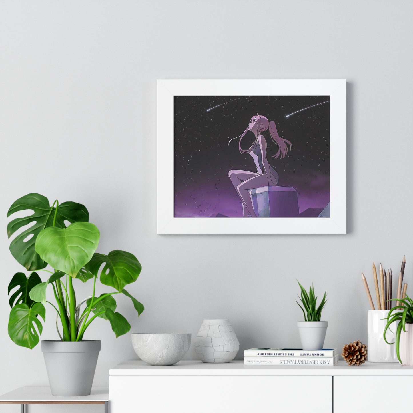 Zero Two Framed Horizontal Poster