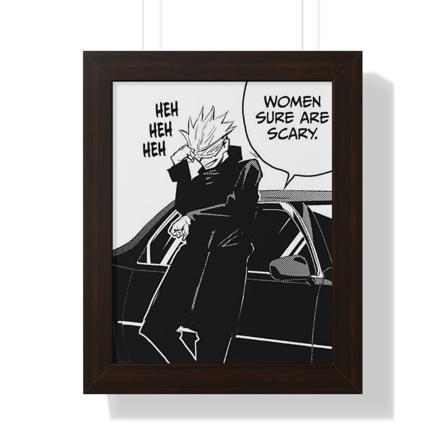 Women are Scary Panel Framed Vertical Poster